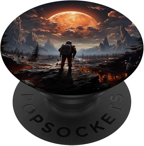 PopSockets PopGrip estándar con gráficos de astronauta Apocalipsis