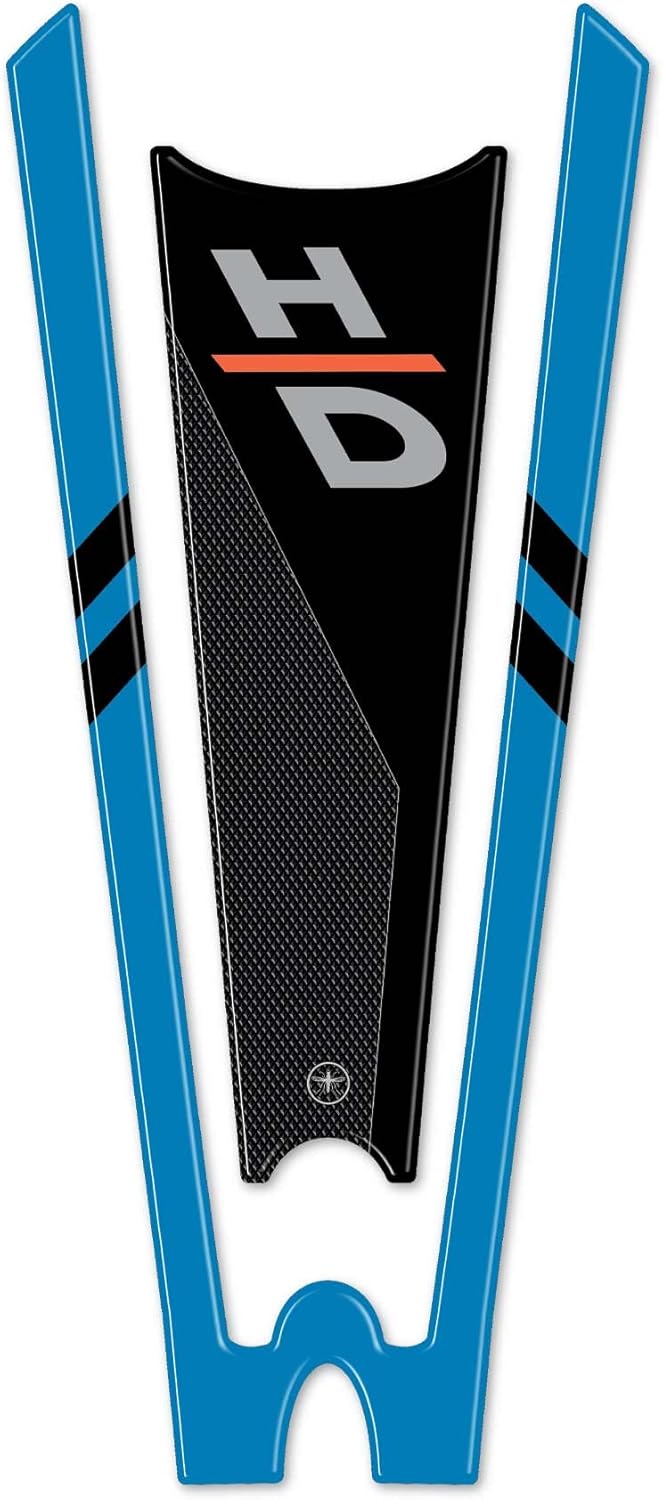 labelbike - 3D Tank Pad Sticker Motorcycle Decoration and Protection in Resin Compatible with Harley Davidson Pan America - Color Carbon Black