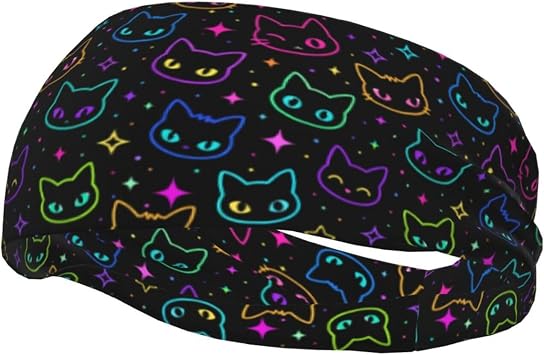 Sports Headband Moisture Wicking Sweatband for Men Women Running Cycling Yoga Fitness Workout