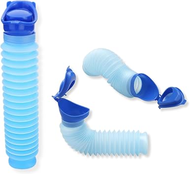 Urinals for Men - Shrinkable Urinal for Women, Portable Urinal for Men & Elderly People, Reusable Urinal for Toddlers Boys, Easy to Carry & Portable Urinal for Women & Men 1