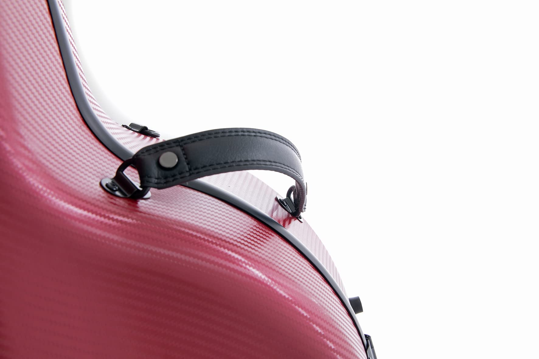 GEWA custodia per violoncello in policarbonato 4/4 rosso con cinghie a zaino e maniglia laterale