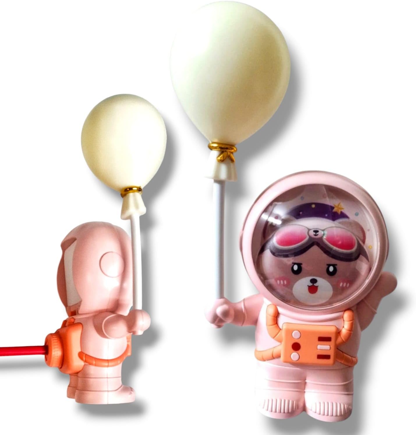 Cartoon Shaped Manual Pencil Sharpener, Table Sharpener Machine, Light and Sharpener for School, Office, Stationery Gift for Kids (Pack of 1) (Bear Pink)