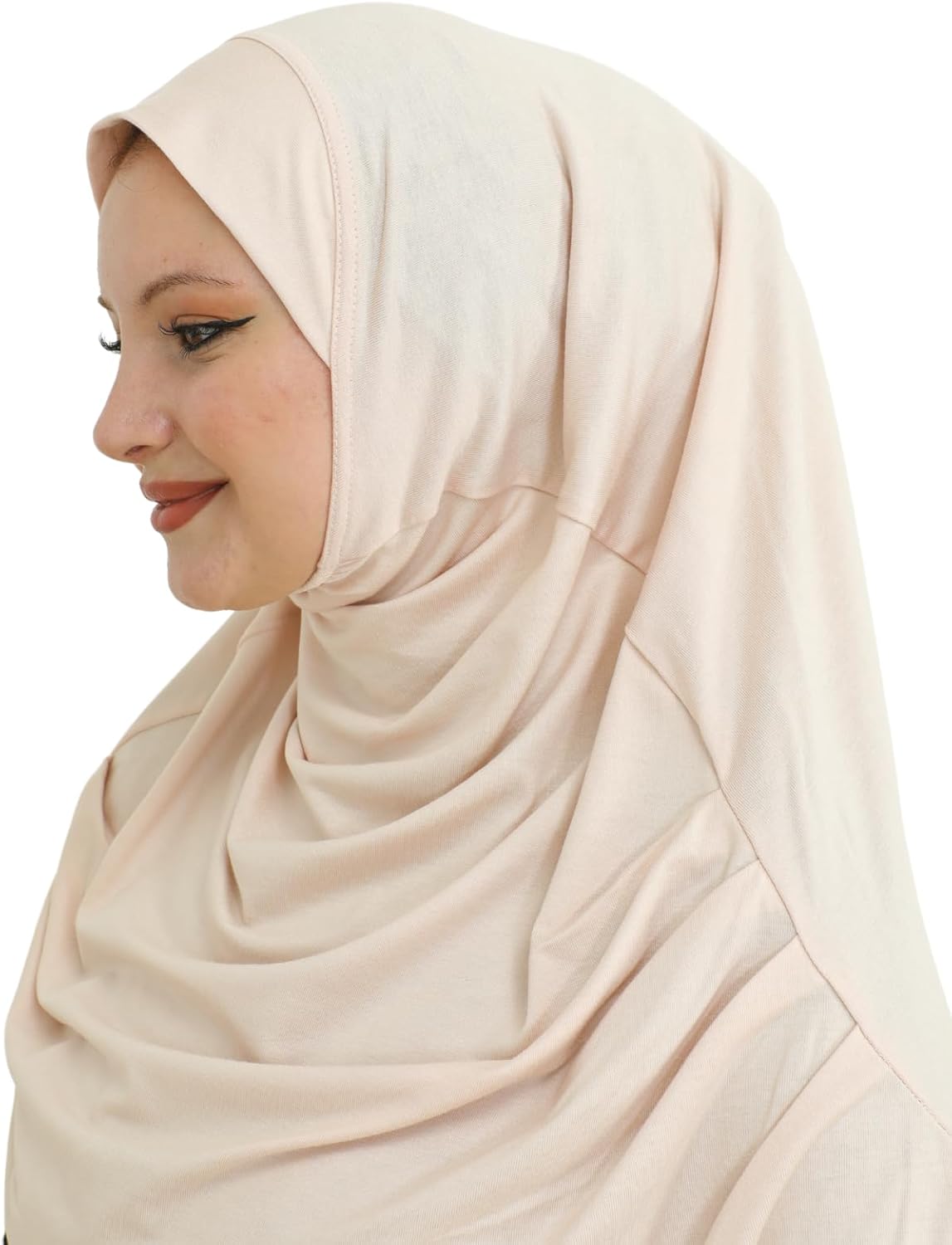 Prien Ready To Wear Hijab For Women, Instant Turban, Soft Muslim Scarf For Prayer, Long Hijabs, Islamic Clothes, Jersey Abaya - Image 5