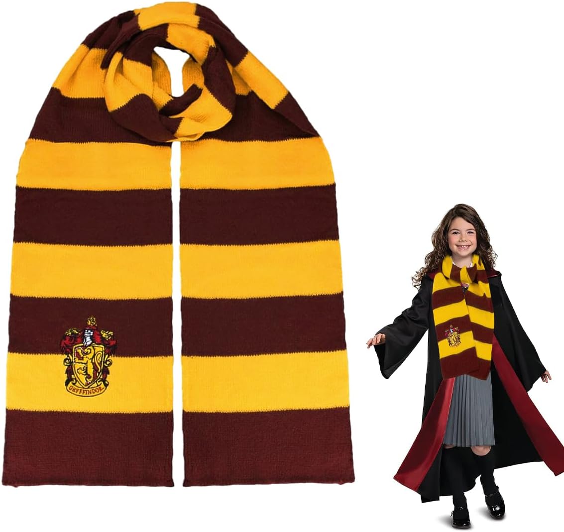 PATPAT� Knit Neck Scarf Magic College Styles Striped Winter Neckerchief Movie Character Cosplay Costume Accessories
