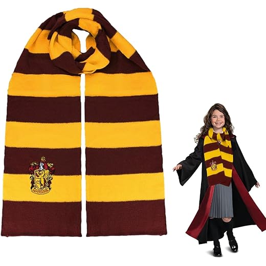 Gryffindor Scarf Knit Striped