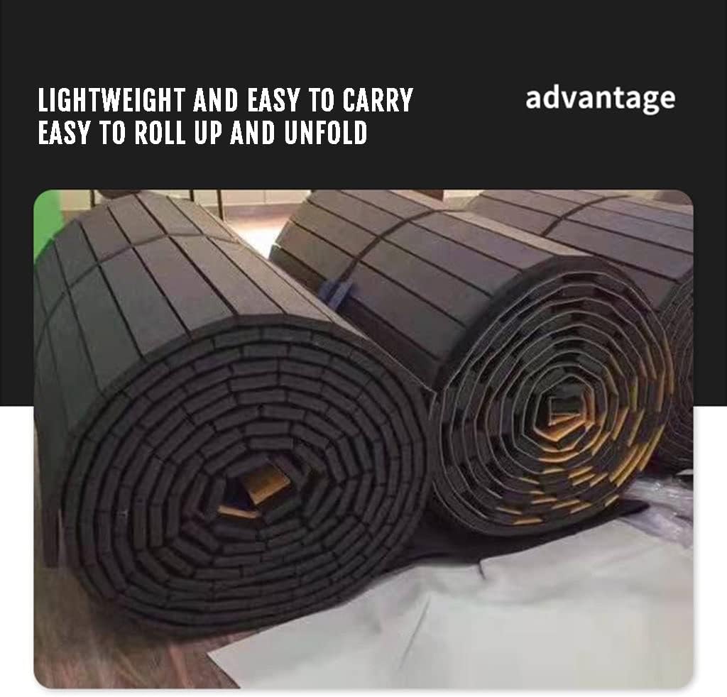 ZONOBI Sturdy Foam Rollout Gymnastics Mat Lightweight Durable Tumbling Track Mat Soft Thick Wrestling Fitness Mats for MMA, Takedowns & Exercise (Size : 5cm/m²/1.97inch Thick) : Sports & Outdoors