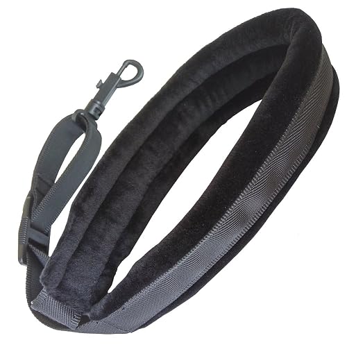 Xinlink Professional Black Soft Padded Saxophone Neck Strap