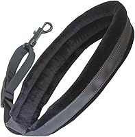 Vista 1 de Xinlink Professional Black Soft Padded Saxophone Neck Strap with Snap Hook for Alto Tenor Soprano Baritone Sax Music Accessories