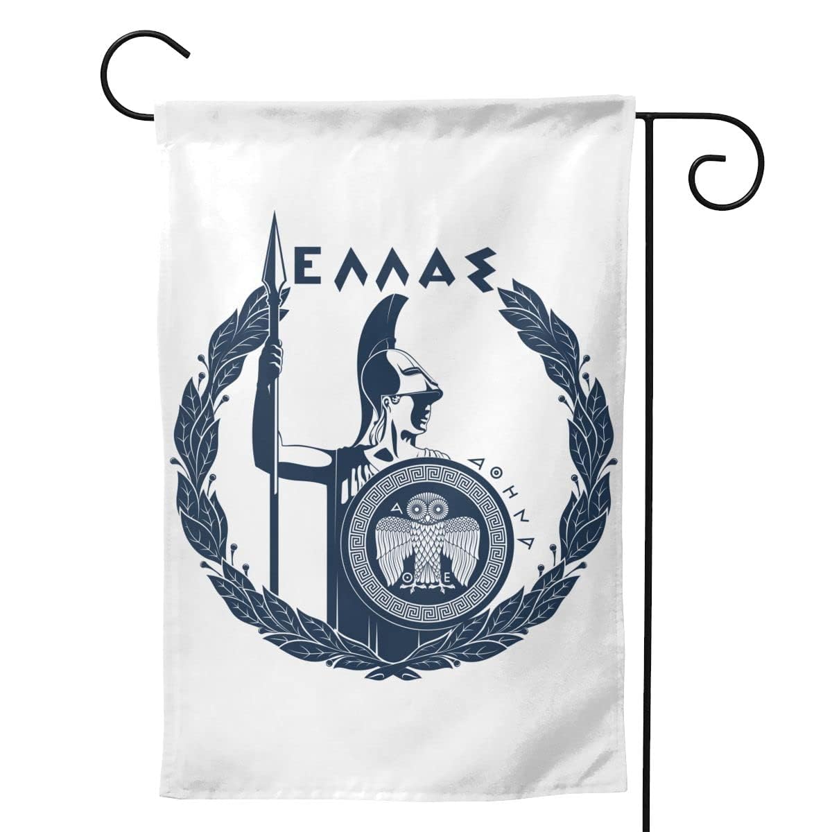 Outdoor Garden Flag, 28x40inches (70x100cm) Flag, Ancient Greek goddess Athena Pallas Double Sides Print, Home Decor Seasonal Yard Sign Banner