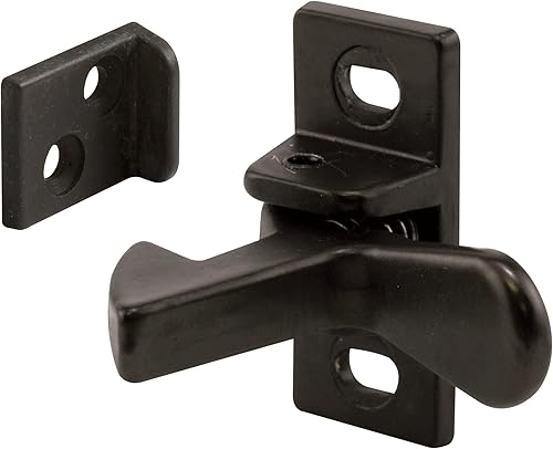 Prime-Line U 10883 - Codo para puerta de gabinete, aluminio fundido, acabado en bronce (paquete individual)