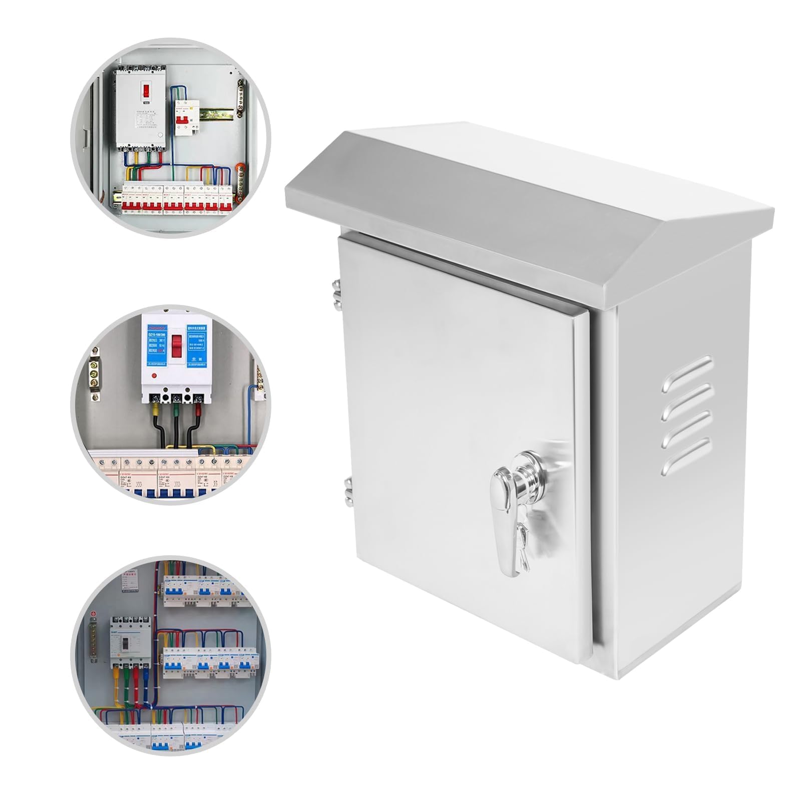 Quadro Elettrico da Esterno, Scatola Stagna Elettrica da Esterno, 400x300x180 mm Cassetta Elettrica Esterna da Muro, Scatole Elettriche da Parete, Cassetta Contatore Gas per Uso Interno ed Esterno