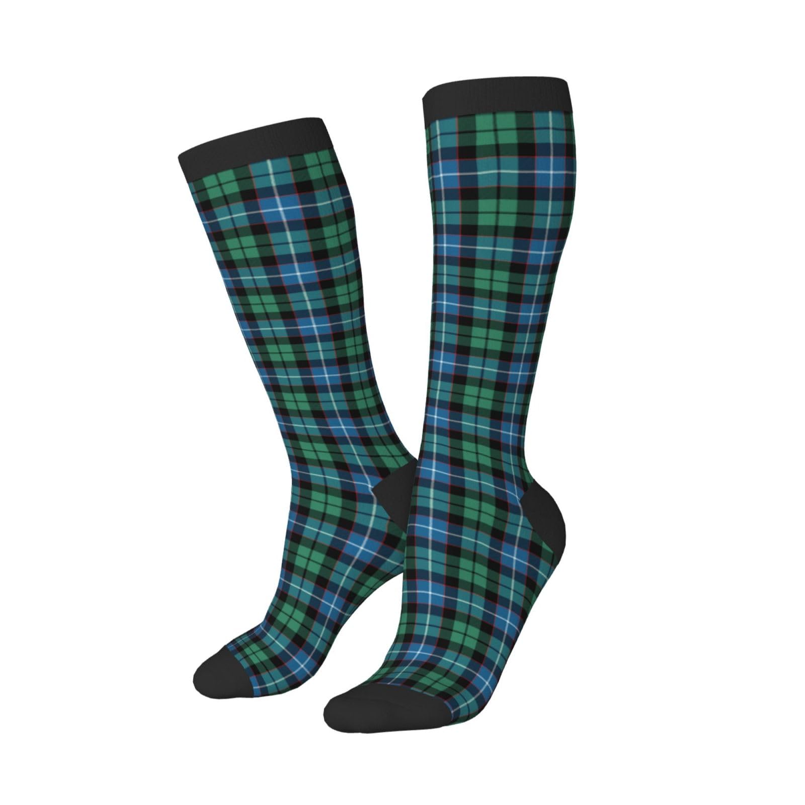 Smazdfxx Unisex Galbraith Ancient Casual Long Tube Socks Tartan Athletic Knee Highs Stockings For Men Women 1 Pack