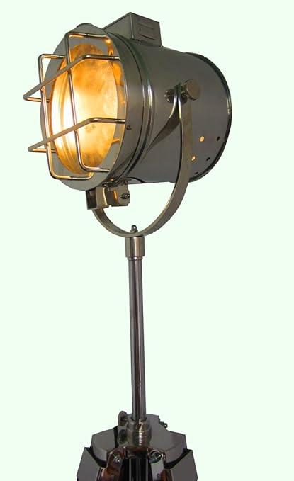 Sara International Vintage Retro Vloer Focus Statief Searchlight Lampen Spotlights Lobby Licht Decor photo 3