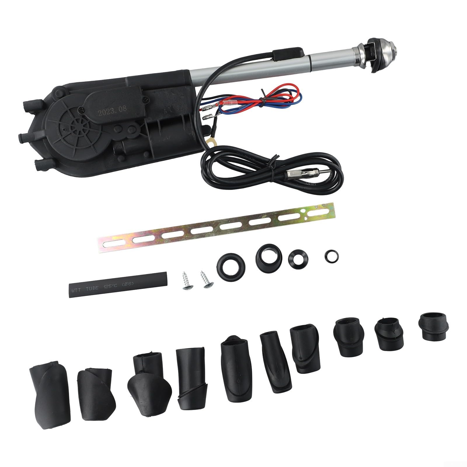 Auto Leistungsantenne Ersatzkit, Für Mercedes Für Benz W140 W126 W124 W201 AM/FM Motorantenne 5-Sektionen 75 Cm Mast 120 Cm Kabel DC12V, Auto Antenne, Elektrische Antenne