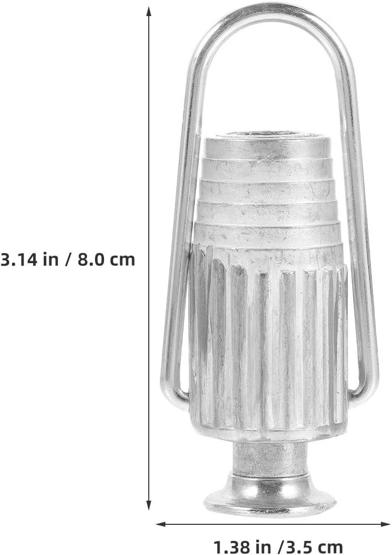 Generic 6pcs Clothesline Rope Tightener Metal Clothesline Pulley Heavy Duty Aluminum Clothes Line Tensioners for Pulleys and Fixed Clothes Household Supplies