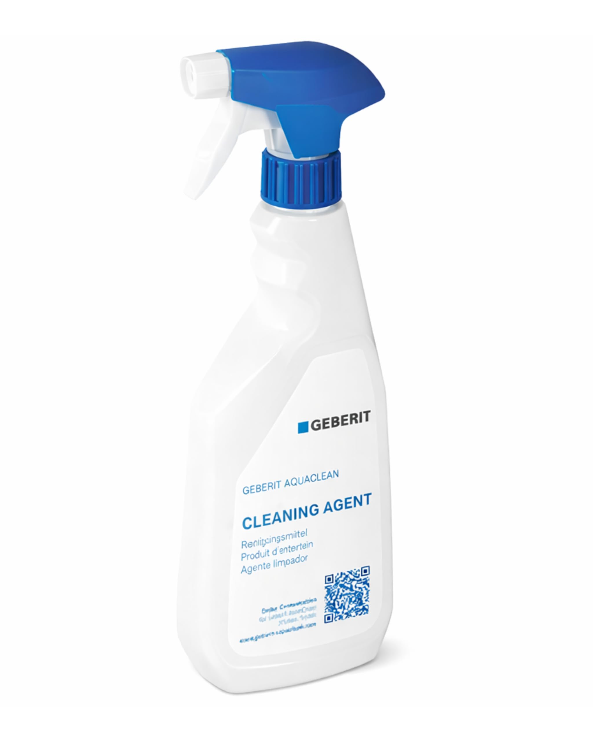 Geberit AquaClean Pflegeset – Reinigungsmittel 2 x 500 ml + Entkalkungsmittel 10 x 125 ml + Mikrofasertuch – Für gründliche Reinigung und Entkalkung Ihres Dusch-WCs