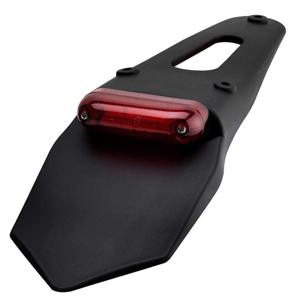 Motorcycle LED Tail Light License Plate Bracket K MX E Approved Black Enduro Offroad