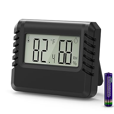 Indoor Thermometer Hygrometer for Home, Room Thermometer Humidity Meter with Accurate Temperature Humidity Sensor for Greenhouse Baby Room Office