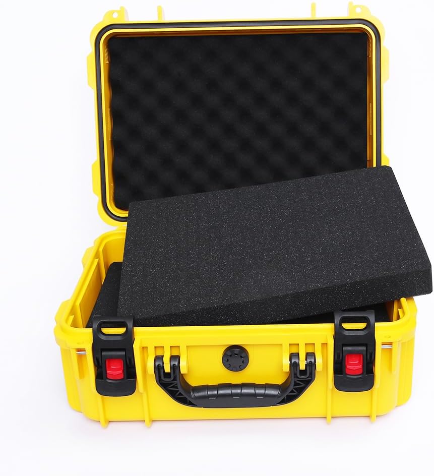 18in Waterproof Hard Shell Case with DIY Customizable Foam Insert (16 x 11x 7.8in Interior) - Image 3