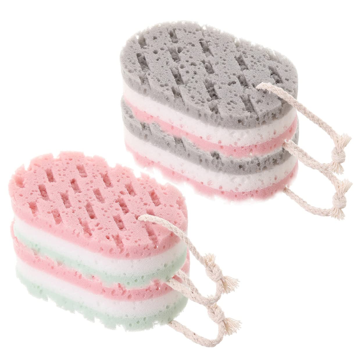Beaupretty 16piezas Esponjas Exfoliantes Esponjas Para Remoción De Muerta y -