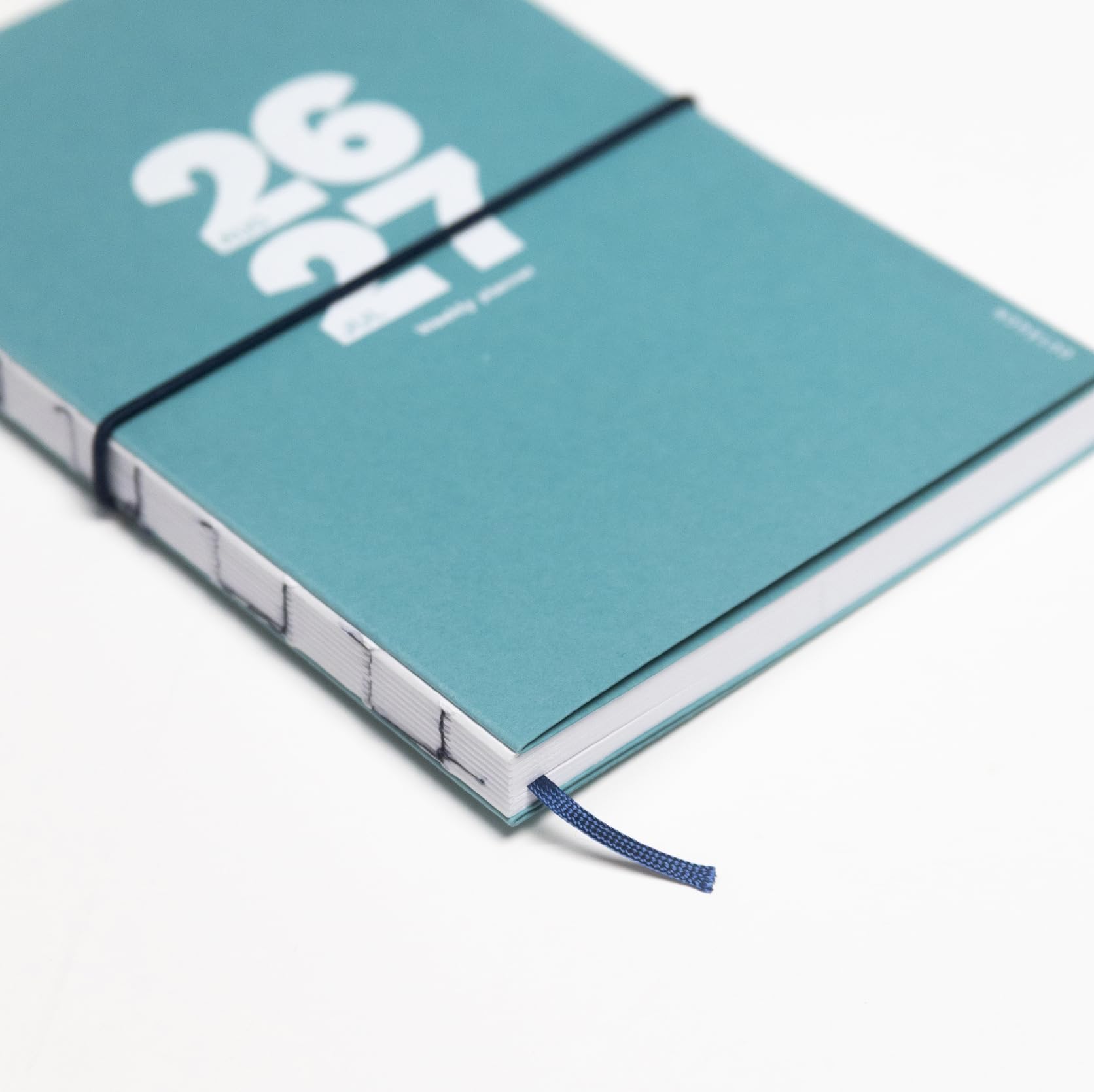 OCTÀGON Design, Wochenplaner 2026-2027, Wochenplaner, 12 Monate, August 2026 - Juli 2027, Größe ähnlich A5 (13,5 x 20 cm), Karibisches Blau