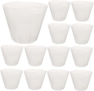 FUNOMOCYA Plastic Planter Insert Planter Inserts 10Pcs Planter Liner Plant Nursery Pots Liner Garden Plant Pots Liner Gardening Pots Liner Plastic Plant Troughs