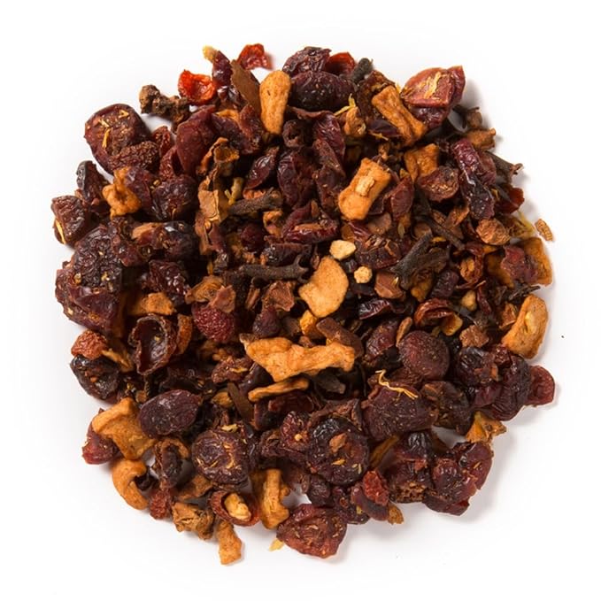 The Autumn Fruit & Flowers blend is a caffeine-free herbal tea, making it a perfect option for those looking for a soothing and comforting beverage to enjoy throughout the day. This tea can be enjoyed hot or cold, offering versatility in how it can be prepared. The blend of fruits and flowers creates a unique and flavorful tea experience that is sure to please any tea enthusiast.