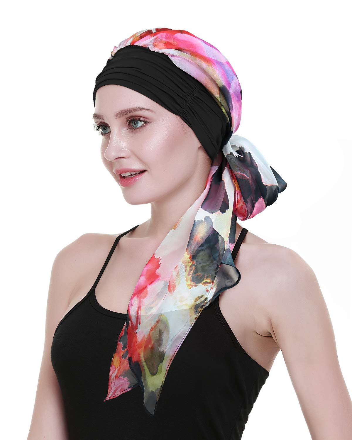 Chemo Head Wraps for Cancer Patients Feminine Head Bands Bandana Caps