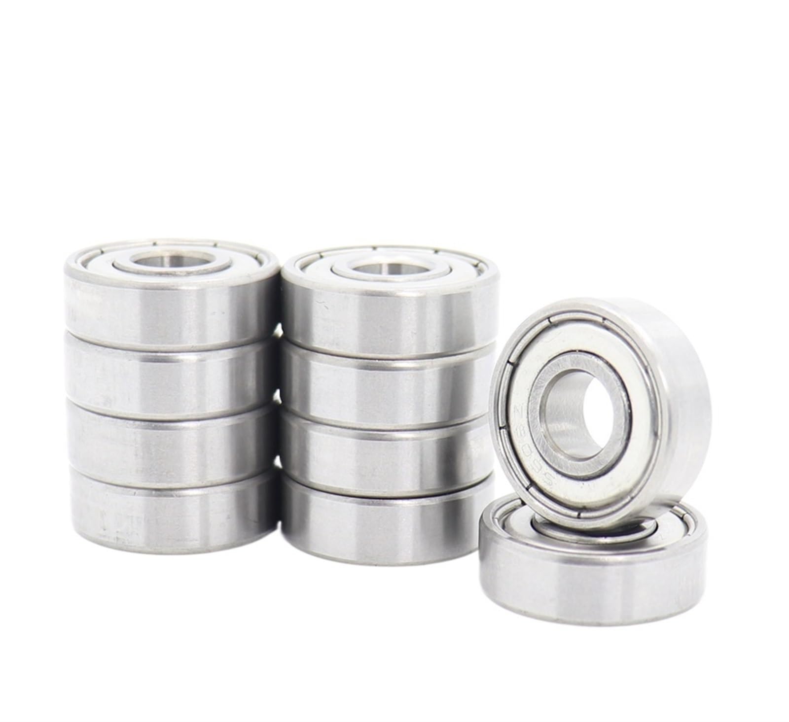 XRKJKQIDG Bimetal Seal Shield Micro deep Groove Bearing 10pcs 608ZZ 8x22x7mm ABEC-5 Miniature 3D Printer Parts Ball Bearings