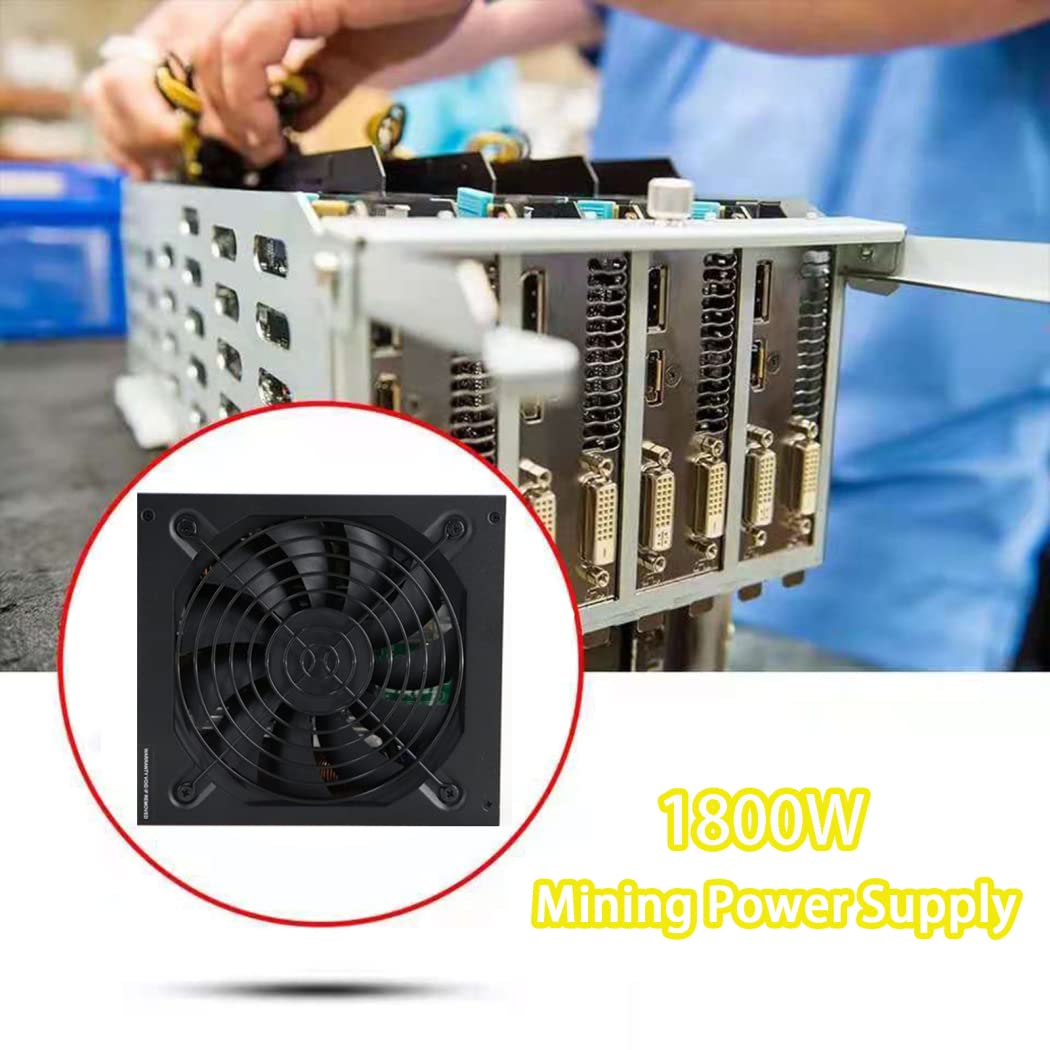 Amazon.com: Fuente de alimentación minera de 1800 W, módulo GPU