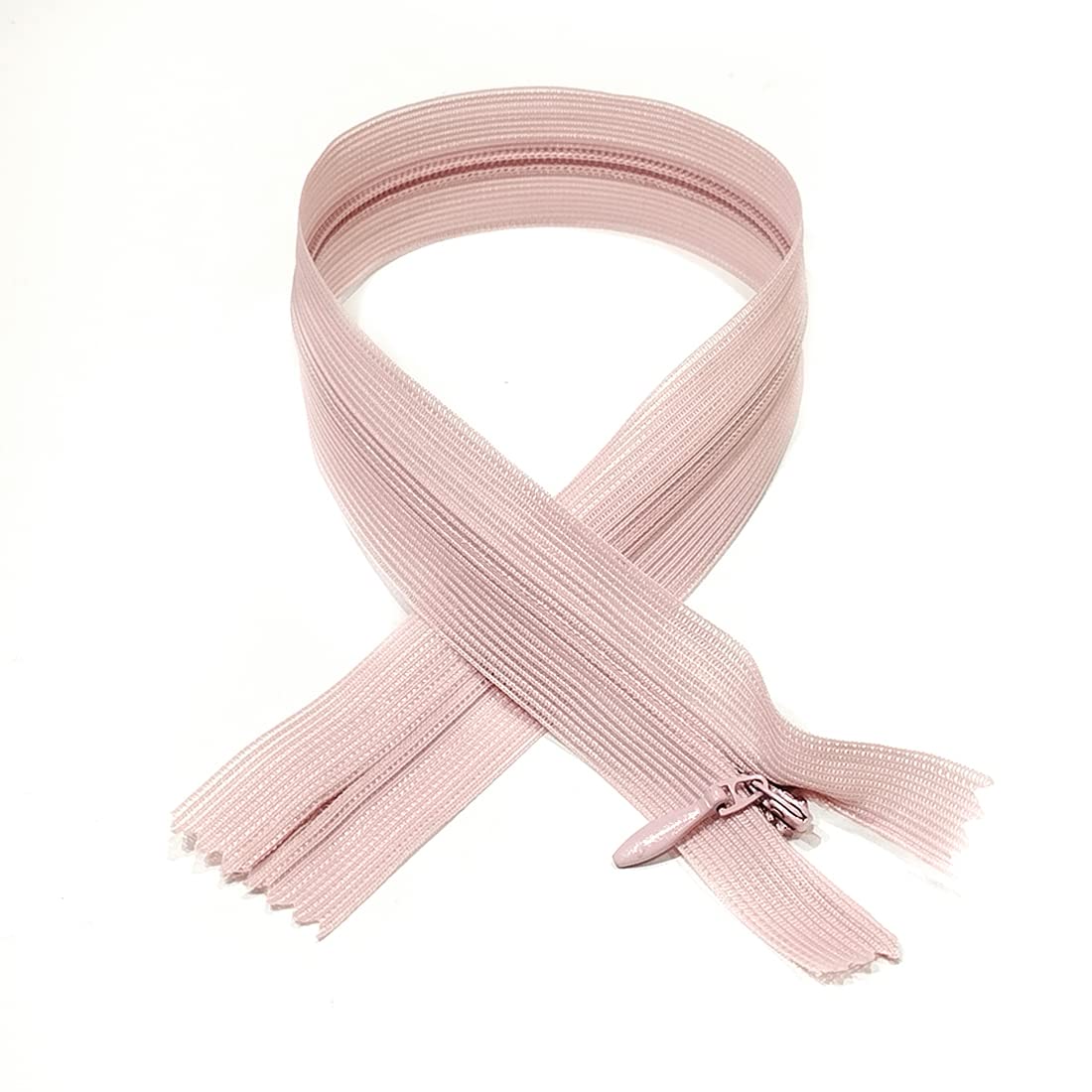 Closed Invisible Zipper, 5 Sizes and 20 Colors #3, Fine Zipper, Elegant and Discreet for Sewing on Clothes Dresses, Skirts