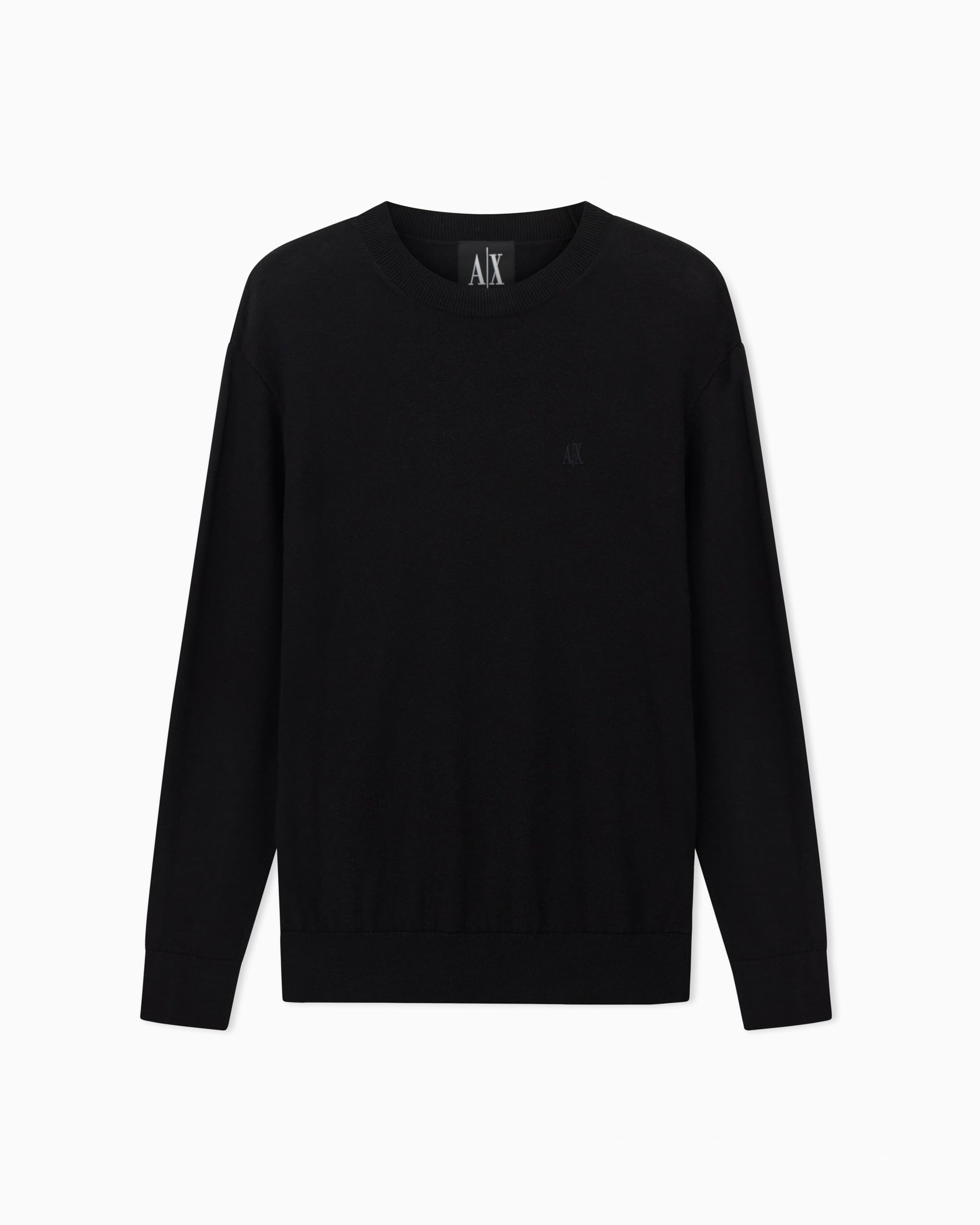 Armani Exchange Icon Project, Embroidered Logo Pullover Uomo (Pacco da 1)