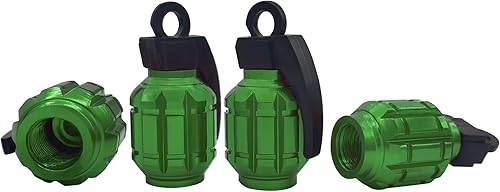 4 tapas de vástago de válvula de neumático de automóvil, tapas de vástago de válvula de aluminio, cubiertas universales para tapones de neumáticos