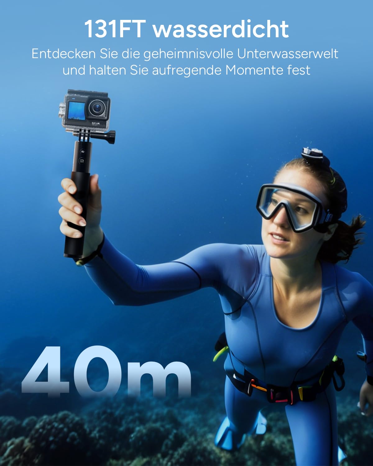 SJCAM SJ11 Action Cam 4K WiFi Unterwasserkamera 30m Wasserdicht