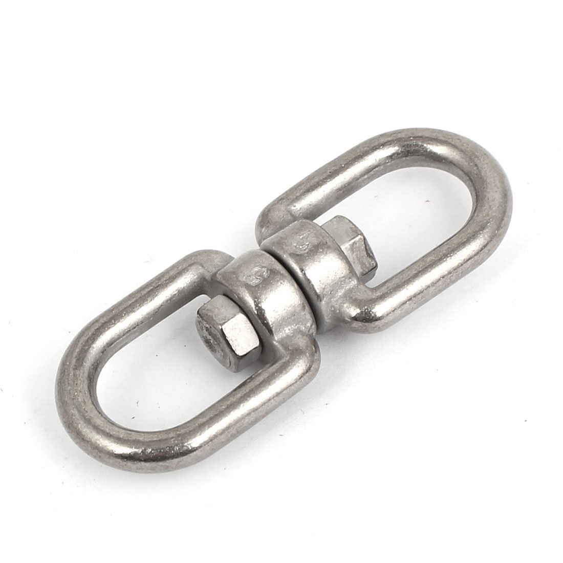 Aexit 5mm Thickness Tool Sets 304 Stainless Steel D Shape Double Eye 1000 Volt Tool Sets Swivel Connectors