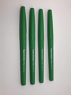 Papermate Flair Original Felt-Tip Writing Pens 1 mm Width Ink Colour Green Case of 4