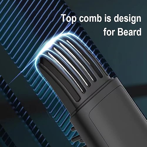 Miniatura 5 de Cepillo alisador de barba inalámbrico para hombres tecnología iónica y antiquemaduras herramienta de alisado profesional con peine calefaccionado