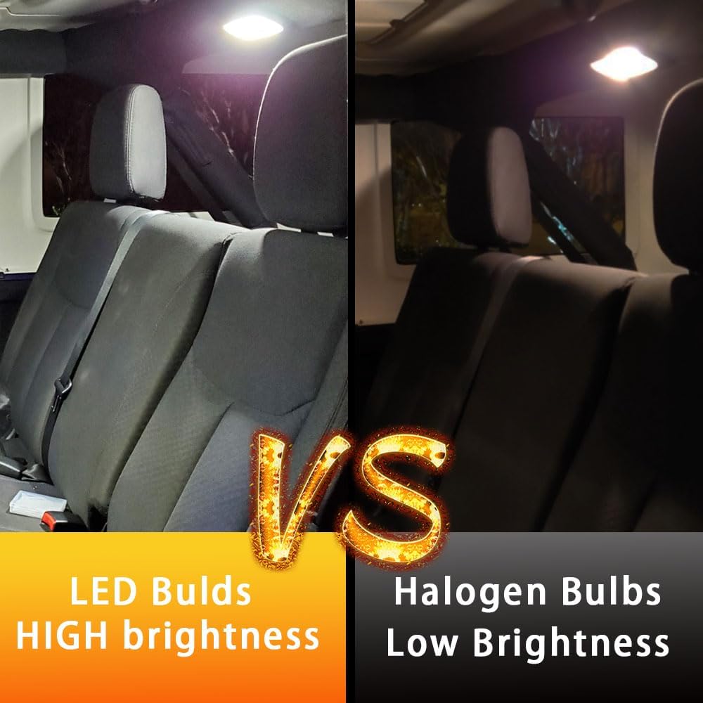 10PCS Car Interior Lights: Super Bright Bulbs 6000K White LED for BMW 3series E30 1982-1990 325,325I,325IS,325IX all models Lighting Package Kit Includes Light Accessories + Install Tool image 5