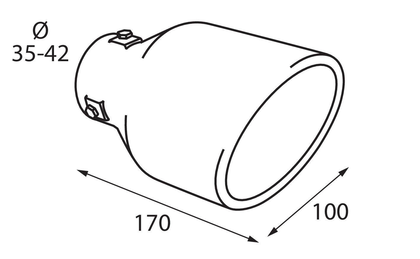 Image secondaire de Lampa 40873 Embout d'échappement TS-39