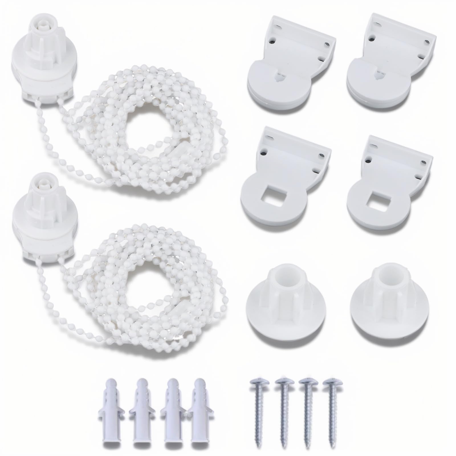2 Kit de Reparación de Persianas Enrollables 25mm, Mecanismo Estor Enrollable, Soporte para Estor, 2 m Accesorios y Repuestos para Estores Enrollables Cortinas Enrollables y Persianas