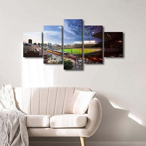 Miniatura 403 de Decoración de pared, lienzo para estadio deportivo de Estados Unidos, arte de pared moderno Fenway Park en Boston, arte de pared para oficina, sala