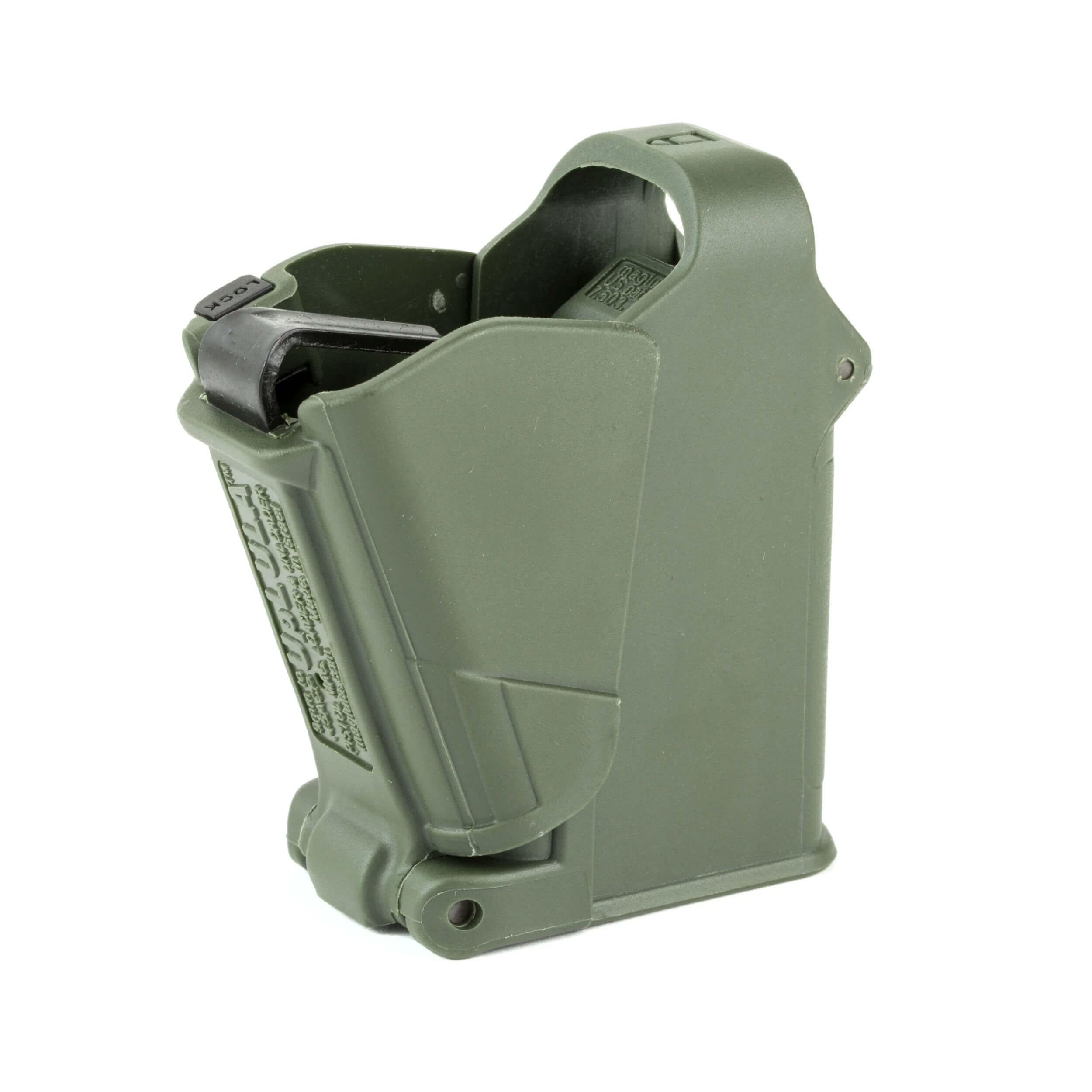 maglula 9 mm to .45ACP universal Pistol Magazine Loader – Dark Green UP60DG
