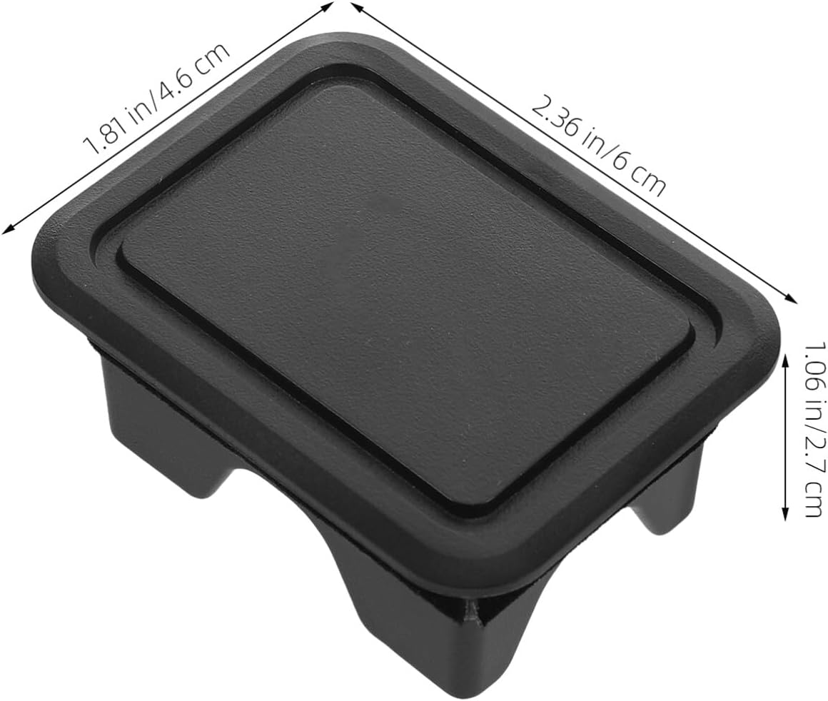 iplusmile 2pcs Truck Bed Rail Caps Stake Pocket Hole Covers for Ram Easy Installation Prevents Dust and Debris Fit for Truck Bed Rails