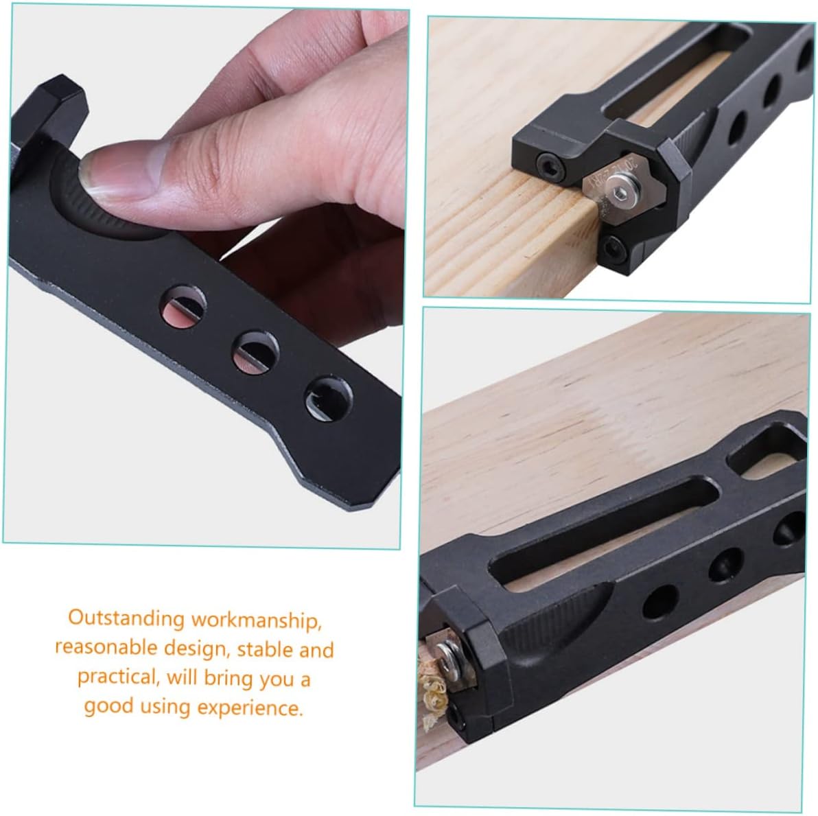 POPETPOP 3pcs Hand Planer with Tungsten Blades for Woodworking Edge Trimming Tools for Furniture and Woodcraft and Easy to Use for Precision Wood Shaving