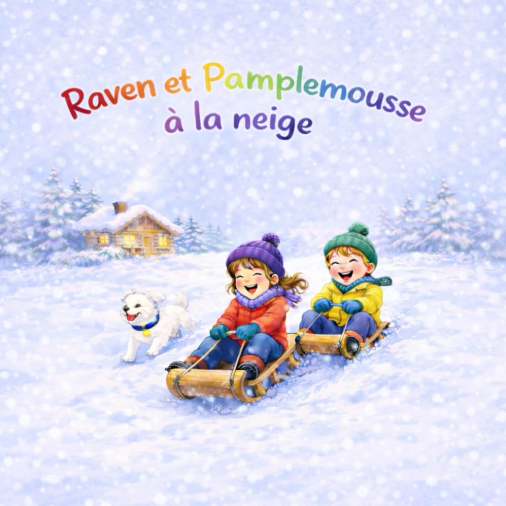 Raven et Pamplemousse à la neige