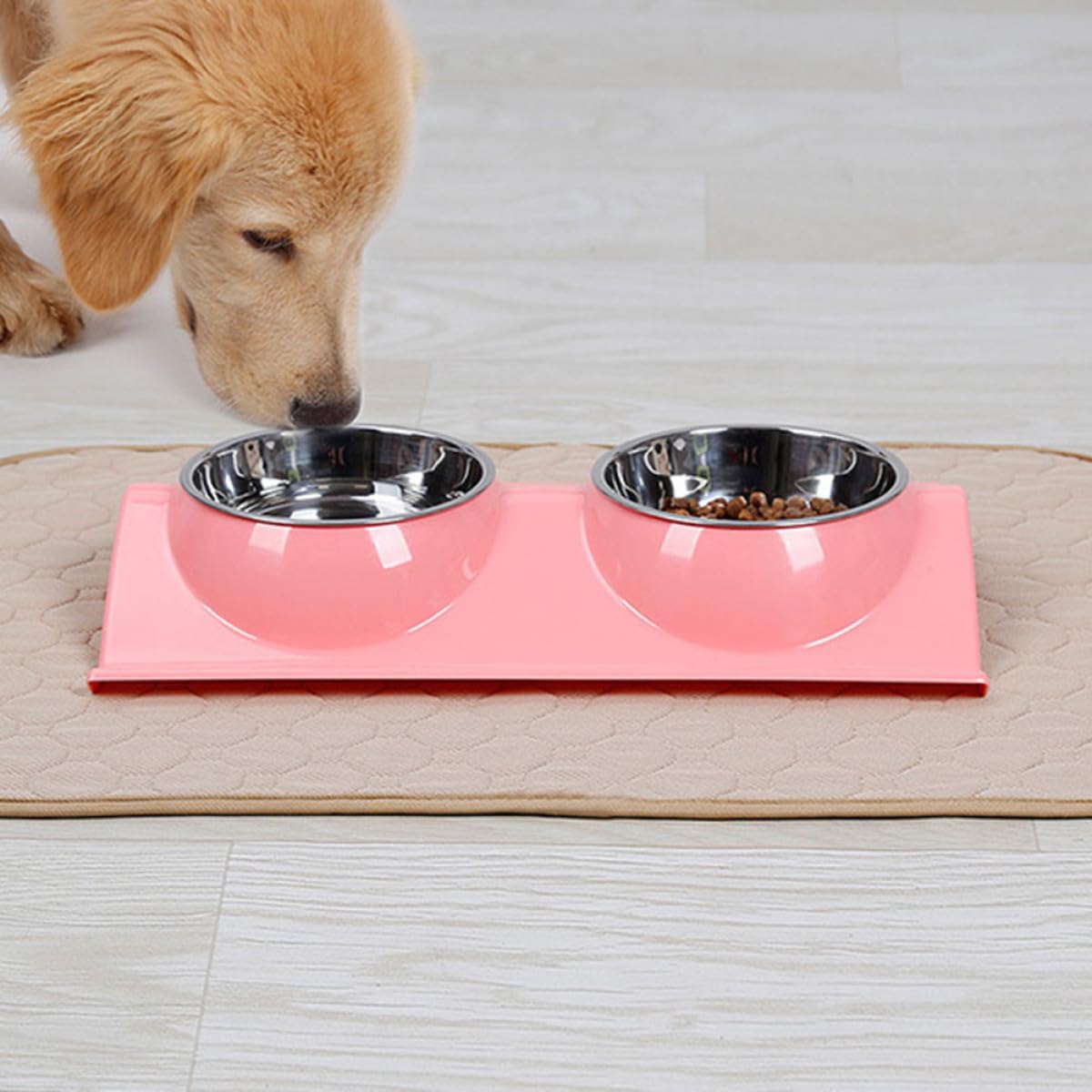 Amosfun Tapis Propreté Chiot Absorbants pour Chien, Alèses pour Animaux, Tissu Imperméable et Lavable, Skin-Friendly