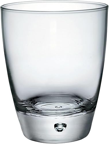 Bormioli Rocco Luna - Juego de vasos de doble estilo antiguo transparente 4 unidades