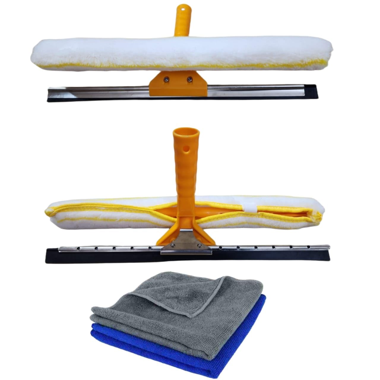 Appropriate™ Glass Wiper for Solar Panel Clean Glass Window Clean 2 in 1 Combi Microfiber Washing Brush and Rubber & 2 Micro Fiber Cloth Free (B0D17891ZP) Amazon Price History, Amazon Price Tracker