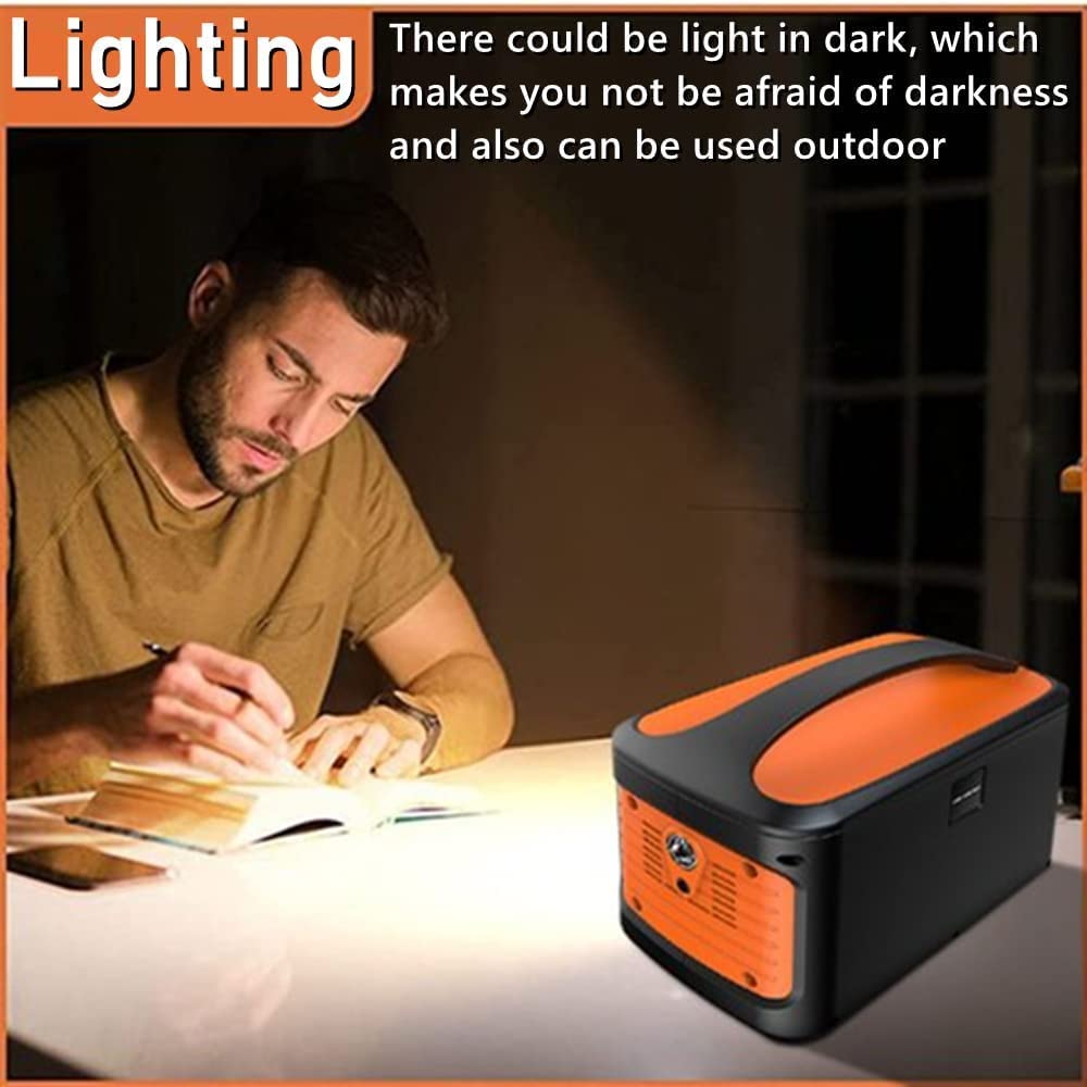 Centrale électrique portable 500 Wh, batterie de secours au lithium, générateur solaire avec 2 prises secteur 220 V 500 W à onde sinusoïdale pure, pour camping, aventure, voyage, chasse, panne de co