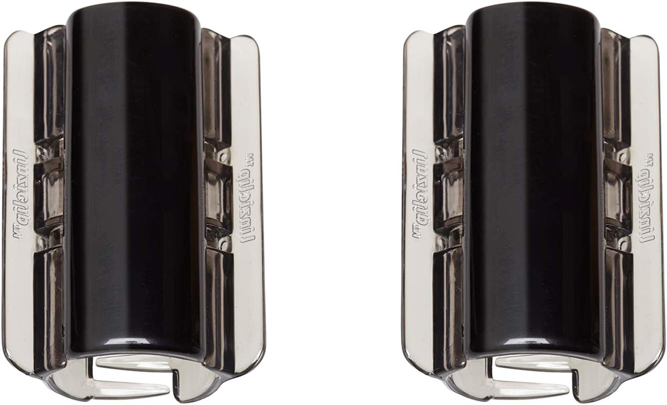 Linziclip Hair Jawclip Maxi Black Bundle, 2-Pack